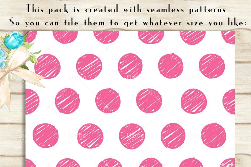 100-seamless-color-hand-drawn-polka-dot-digital-papers