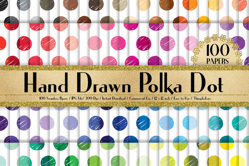 100-seamless-color-hand-drawn-polka-dot-digital-papers