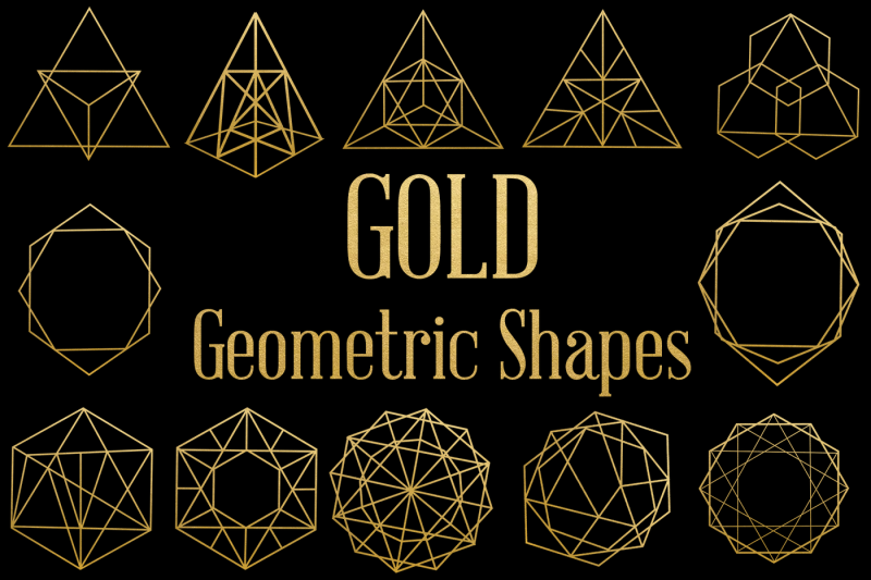 gold-geometric-shapes