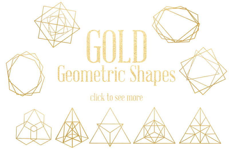 gold-geometric-shapes