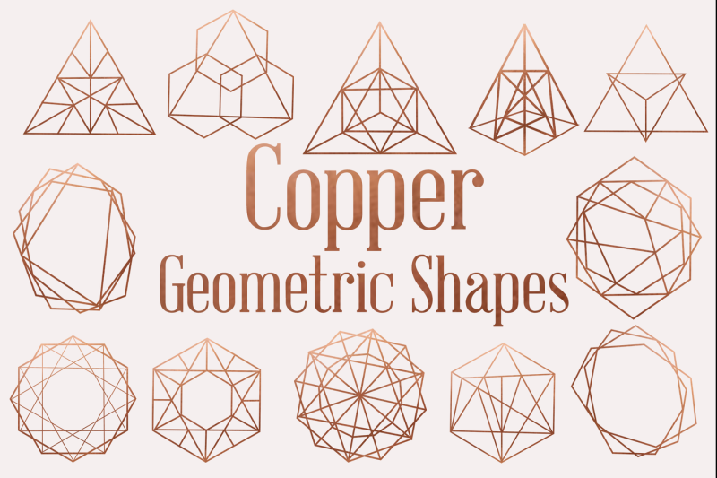 copper-vintage-style-geometric-shapes