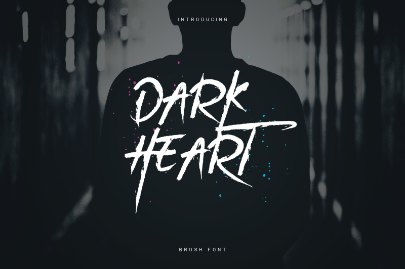 darkheart-brush-font-extras