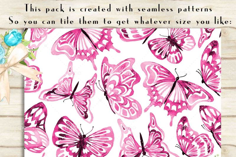 100-seamless-watercolor-romantic-butterfly-digital-papers