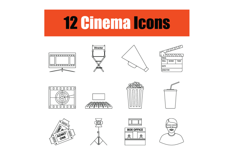 set-of-cinema-icons