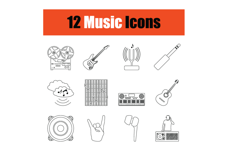 set-of-musical-icons