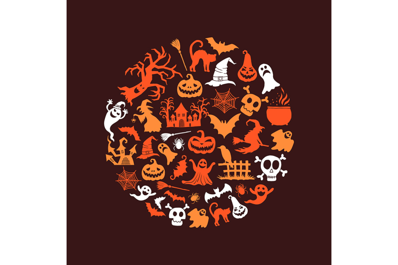 vector-halloween-background-with-witches-pumpkins-ghosts