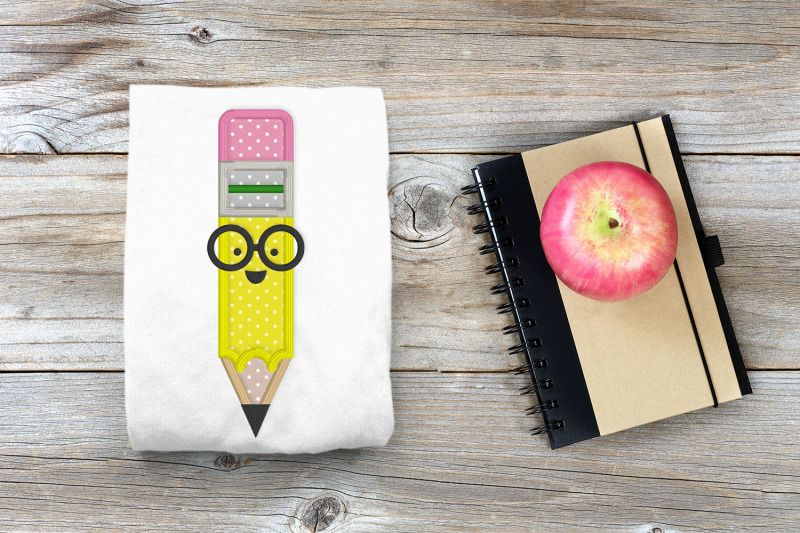 pencil-nerd-applique-embroidery