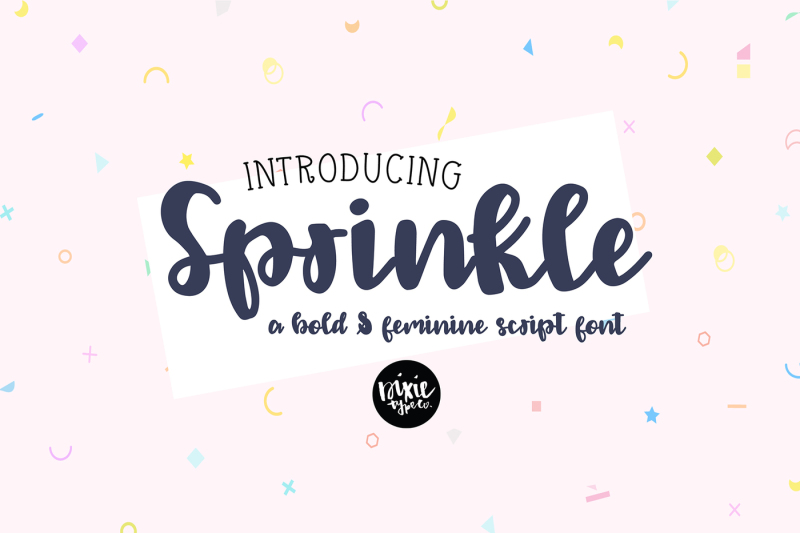 sprinkle-script-font