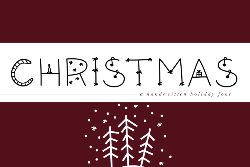 christmas-a-handwritten-holiday-font