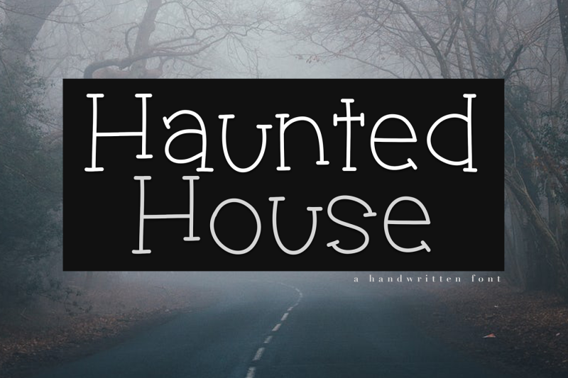 haunted-house-a-spooky-handwritten-font