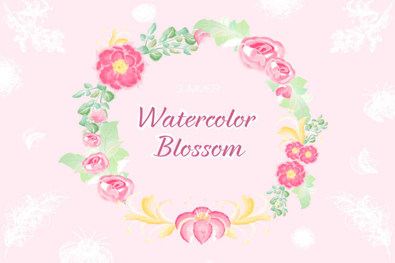 watercolor-blossom-summer