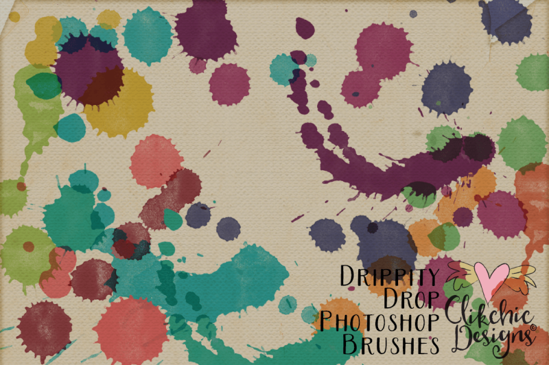 drippity-drop-textured-photoshop-brushes