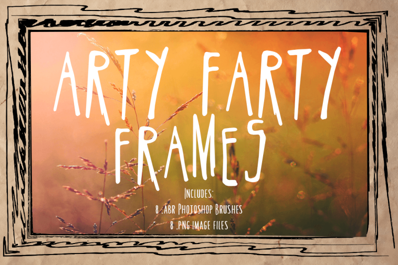 arty-farty-frames-and-photoshop-brushes