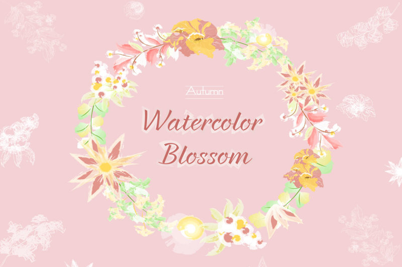 watercolor-blossom-autumn