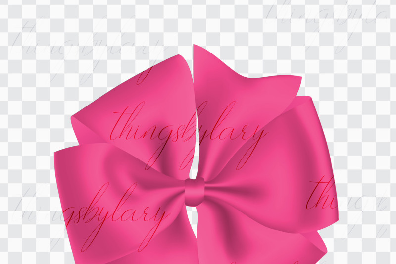 56-pink-bows-and-ribbons-clip-arts-png-transparent