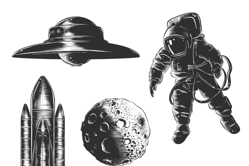 hand-drawn-space-collection