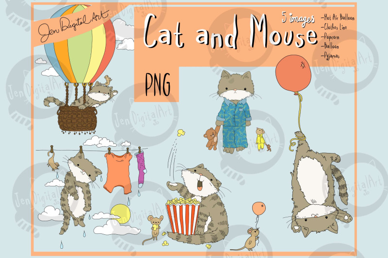 cat-and-mouse-clip-art-illustrations-png-images