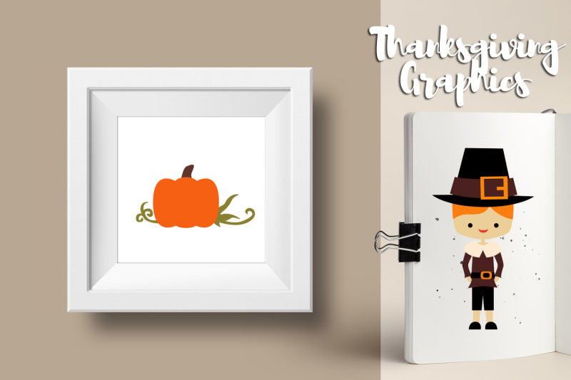 thanksgiving-graphics-pilgrim-amish-kids-pumpkins