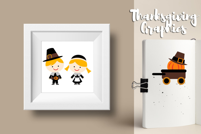 thanksgiving-graphics-pilgrim-pumpkin-pie