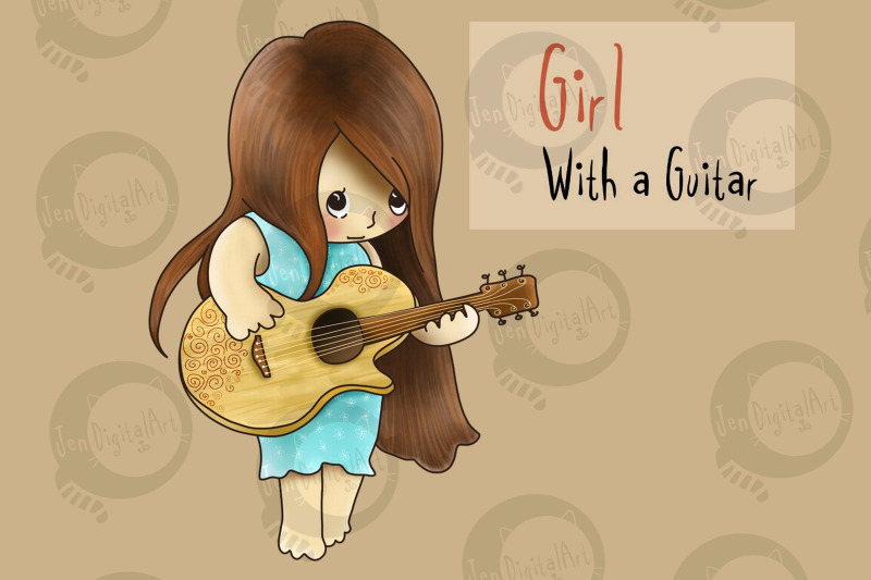 girl-with-a-guitar-png-jpeg-clip-art-illustration