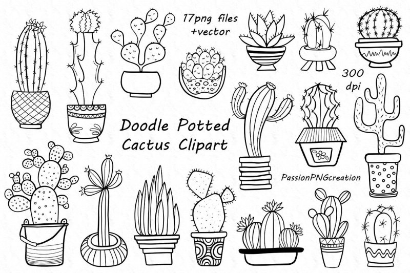 doodle-potted-cactus-clipart