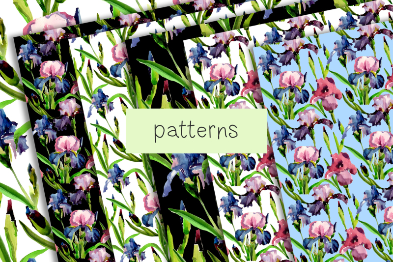 tender-irises-png-watercolor-set