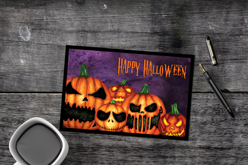 watercolor-halloween-clipart-pumpkin-clipart