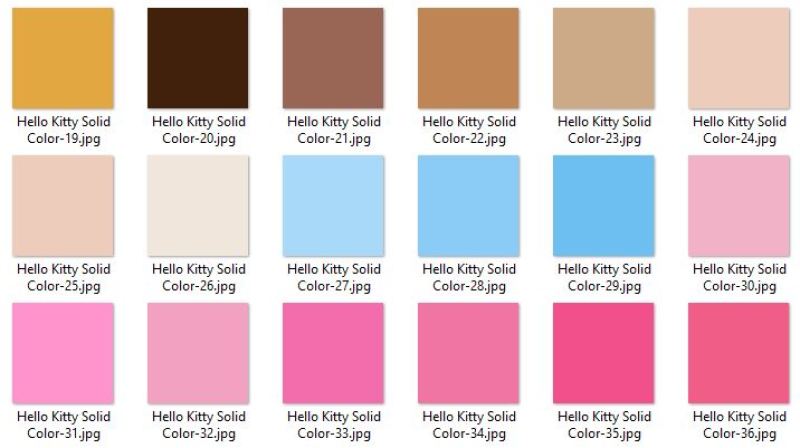36 Glitter and Solid Color Princess Baby Blue and Baby Pink By ArtInsider