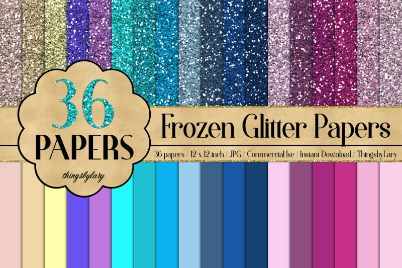 36-glitter-and-solid-color-princess-winter-theme-color