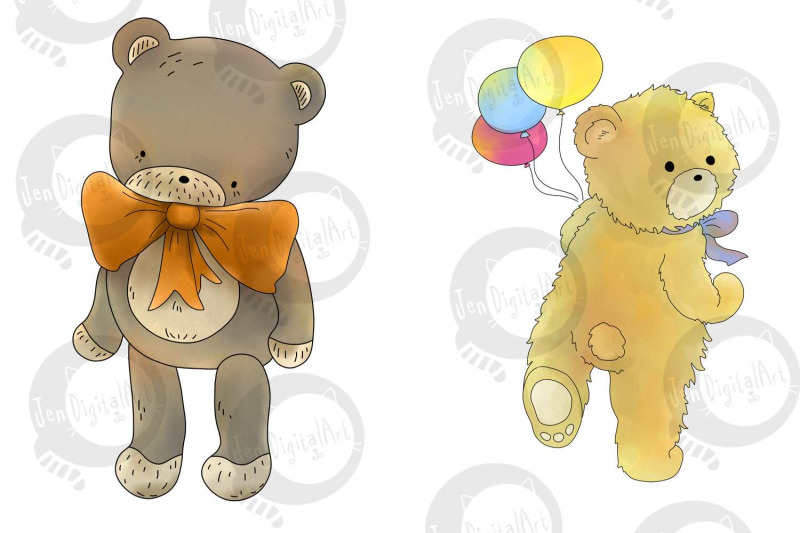 assorted-bears-6-png-clip-art-illustrations