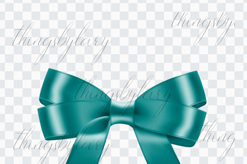 tiffany blue ribbon clip art