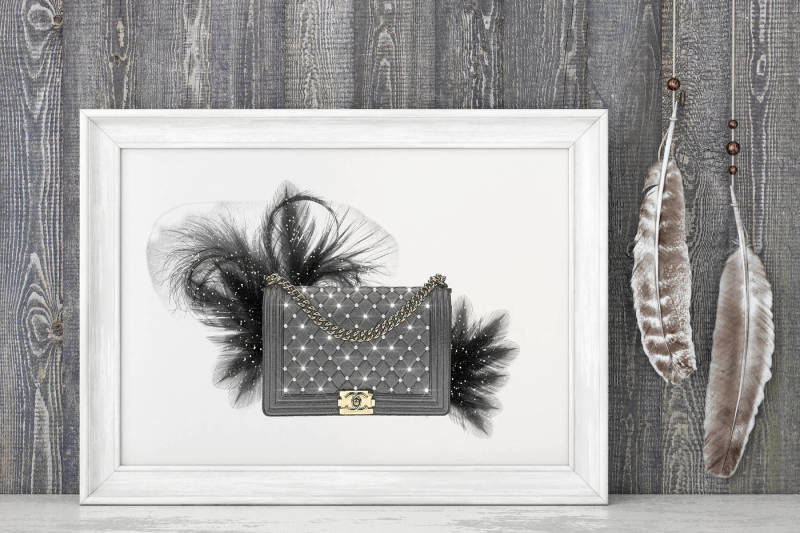 luxury-bag-shine-the-night-clip-arts-masquerade-feather