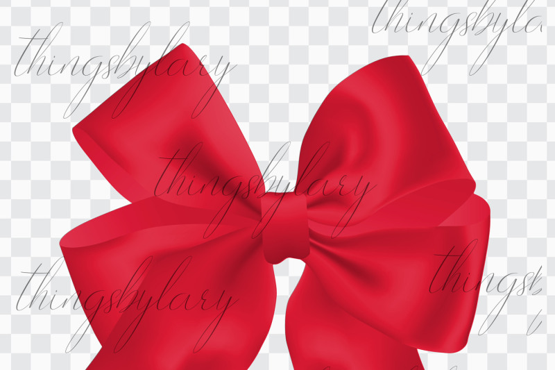 56-red-bows-and-ribbons-clip-arts-png-transparent