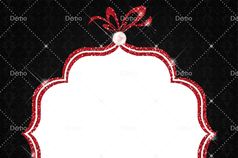 16-red-glitter-and-pearl-frames-jewelry-and-glitter-frames