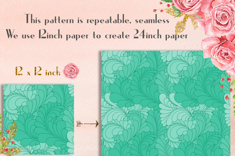 100-seamless-geometric-floral-digital-papers