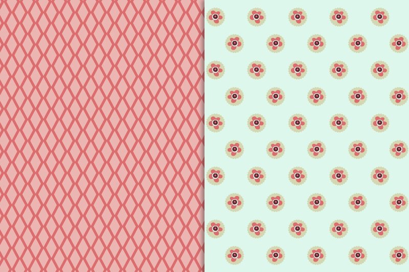 12-spring-flower-digital-papers-6-x-6-inch