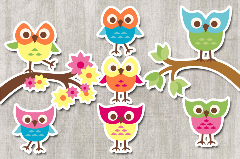 cute-owl-clipart-summer-graphics