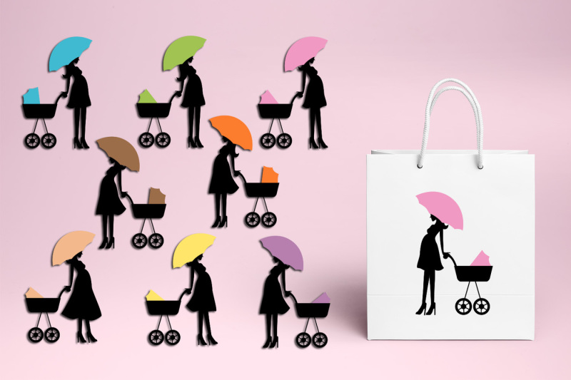 pregnant-woman-baby-carriage-clipart-mom-to-be-graphics