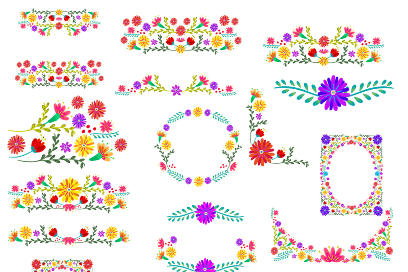 mexican-watercolor-floral-clipart-flowers-fiesta-clip-art-cinco-de-m