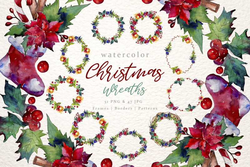 christmas-collection-png-watercolor-set