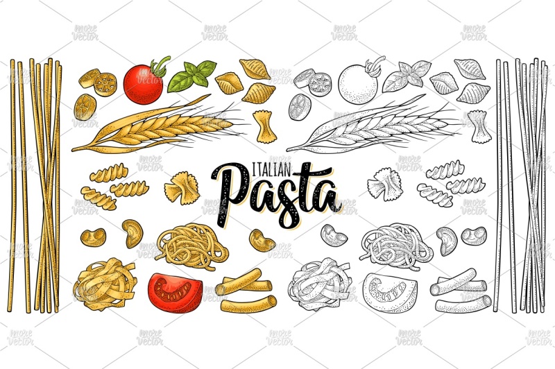 different-types-italian-pasta