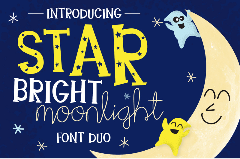 star-bright-moon-light-font-duo