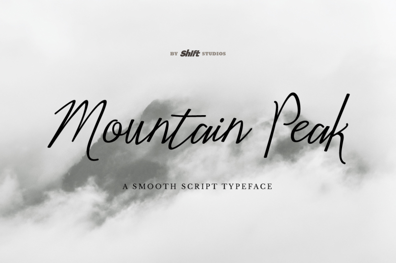 mountain-peak-typeface