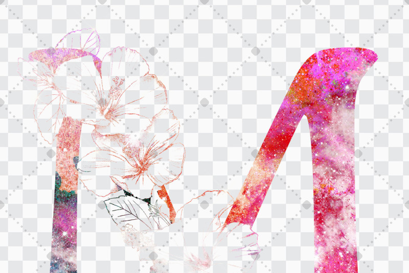 27-galaxy-flower-alphabet-hibiscus-alphabet
