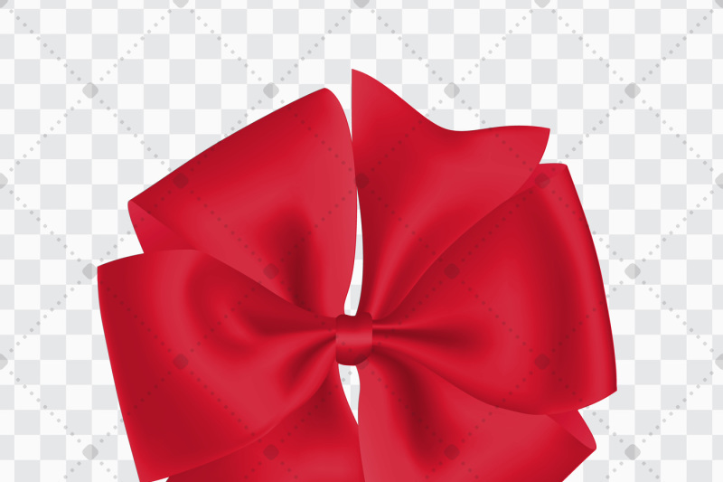 56-christmas-bows-and-ribbons-clip-arts-png-transparent