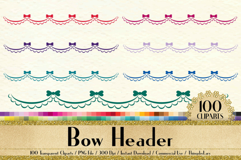 100-bow-header-clip-arts-transparent-decoration-clip-arts