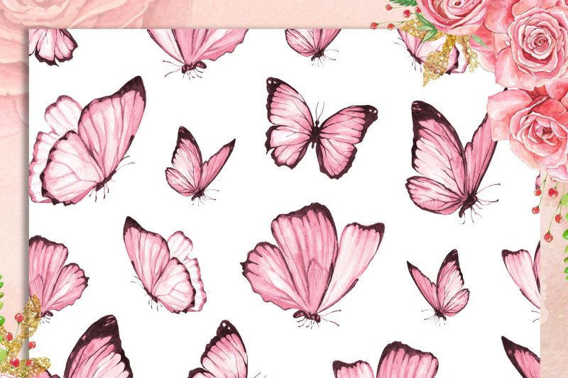 100-seamless-colorful-watercolor-butterfly-digital-papers