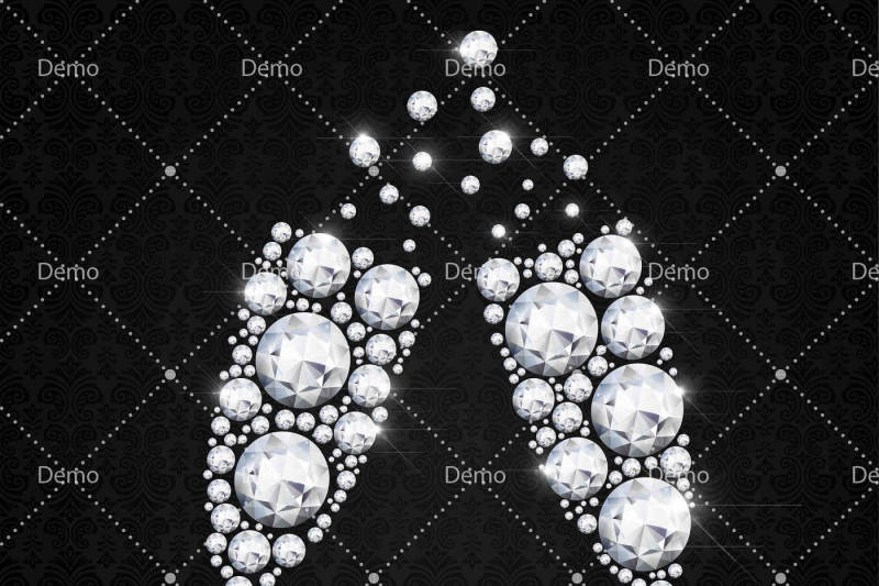 14-diamond-and-pearl-champagne-glass-clip-arts