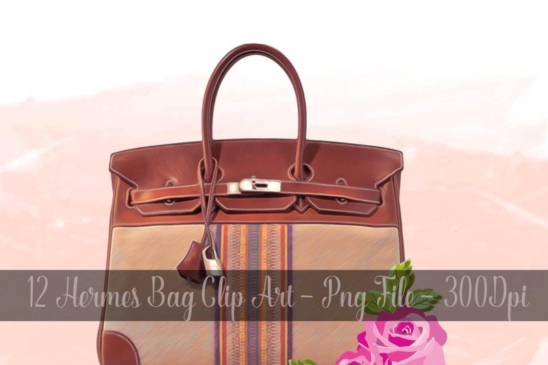 12-painted-luxury-bags-clip-arts-fashion-and-roses-clip-art