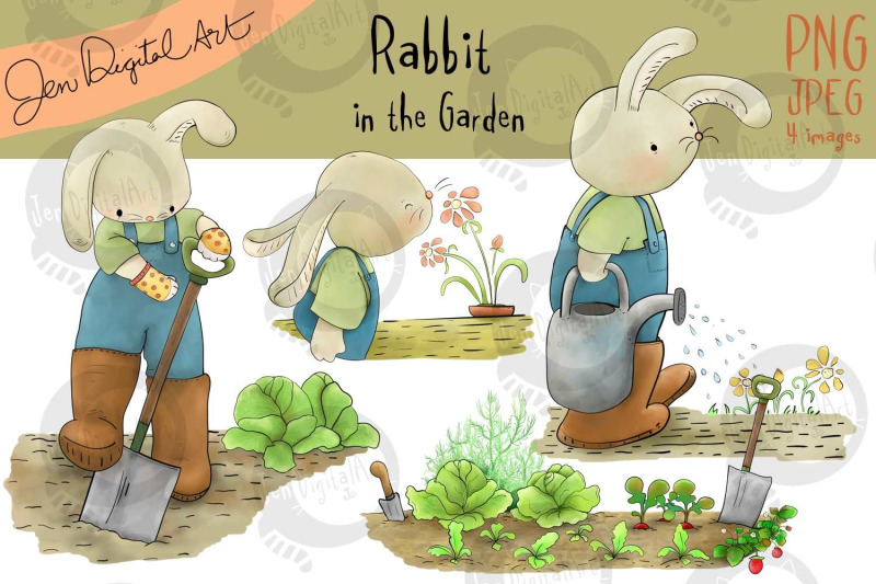 rabbit-in-the-garden-clip-art-illustration-jpeg-png